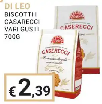 Eté DI LEO BISCOTTI I CASARECCI VARI GUSTI 700G offerta