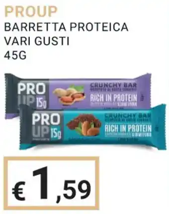 PROUP BARRETTA PROTEICA VARI GUSTI 45G