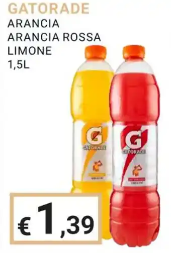 Eté GATORADE ARANCIA ARANCIA ROSSA LIMONE 1,5 L offerta