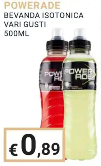 Eté POWERADE BEVANDA ISOTONICA VARI GUSTI 500ML offerta