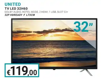 UNITED TV LED 32H60