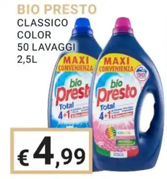 Eté BIO PRESTO CLASSICO COLOR 50 LAVAGGI 2,5L offerta