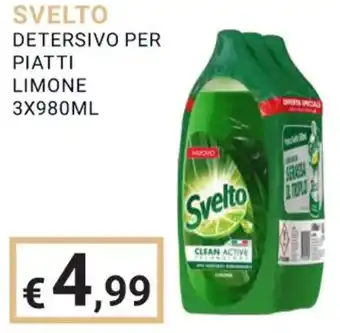 Eté SVELTO DETERSIVO PER PIATTI LIMONE 3X980ML offerta
