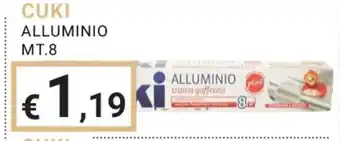 Eté CUKI ALLUMINIO MT.8 offerta