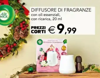 Esselunga DIFFUSORE DI FRAGRANZE con oli essenziali, con ricarica, 20 ml offerta