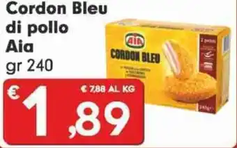 Despar Cordon Bleu di pollo Aia gr 240 offerta