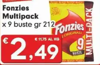 Despar Fonzies Multipack x 9 buste gr 212 offerta
