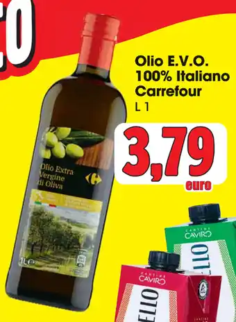 Carrefour Market Carrefour Olio E.V.O. 100% Italiano 1l offerta