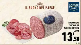 FINOCCHIONA TOSCANA IGP SAPORI&DINTORNI CONAD