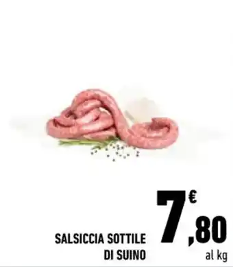 Conad City SALSICCIA SOTTILE DI SUINO offerta