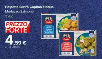Carrefour Iper Polpette Bistrò Capitan Findus Merluzzo/Salmone 228g offerta