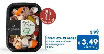 MD Discount INSALATA DI MARE con verdure marinate in olio vegetale g 300 offerta