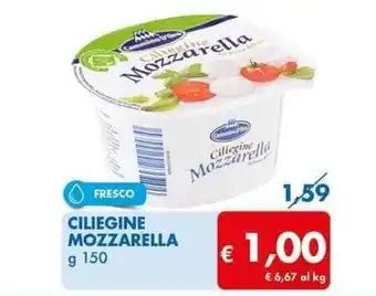 MD Discount CILIEGINE MOZZARELLA g 150 offerta