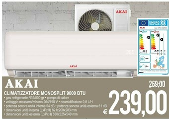 MD Discount Akai Condizionatori offerta