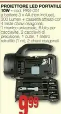 Mondo Brico Proiettore LED Portatile 10 W offerta