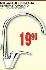 Mondo Brico Mix Lavello Bocca Alta Serie Fast Cromato offerta