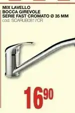 Mondo Brico Mix Lavello Bocca Girevole Serie Fast Cromato offerta