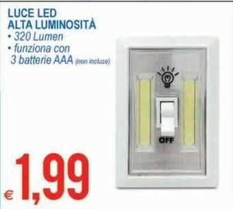 MD Discount Luce Led Alta Luminosita offerta