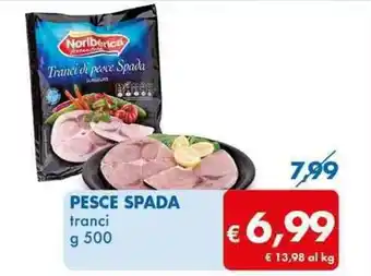 MD Discount PESCE SPADA tranci g 500 offerta