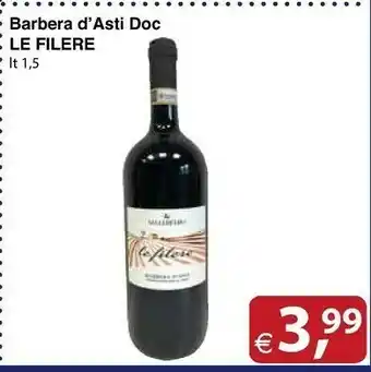 Docks Cash&Carry Le Filere Barbera D'asti Doc offerta
