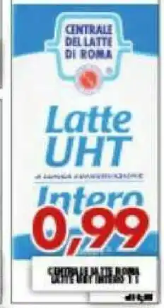 Gros Centrale del latte di roma Latte UHT Parzialmente Scremato 1000 G(ml) offerta