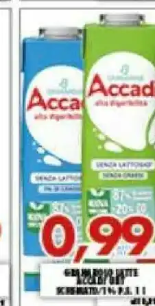 MA Supermercati Granarolo Accadì Latte UHT Scremato offerta