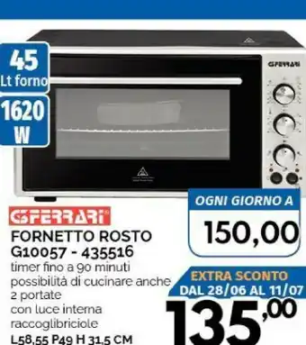 Orizzonte Gferrari Fornetto Rosto G10057 435516 offerta