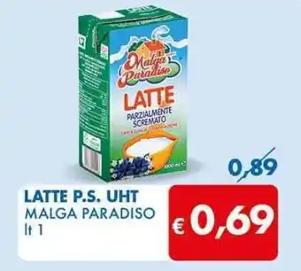 MD Discount LATTE P.S. UHT MALGA PARADISO It 1 offerta
