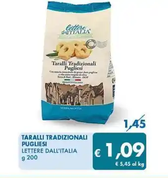 MD Discount TARALLI TRADIZIONALI PUGLIESI LETTERE DALL'ITALIA g 200 offerta