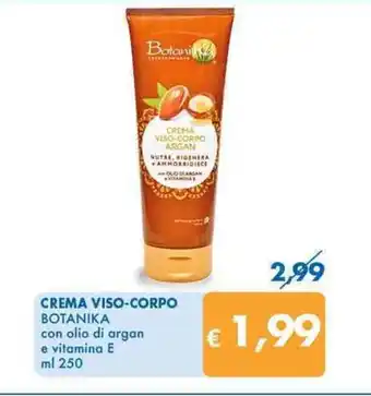 MD Discount CREMA VISO-CORPO BOTANIKA con olio di argan e vitamina E ml 250 offerta