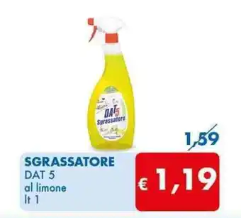 MD Discount SGRASSATORE DAT 5 al limone lt 1 offerta