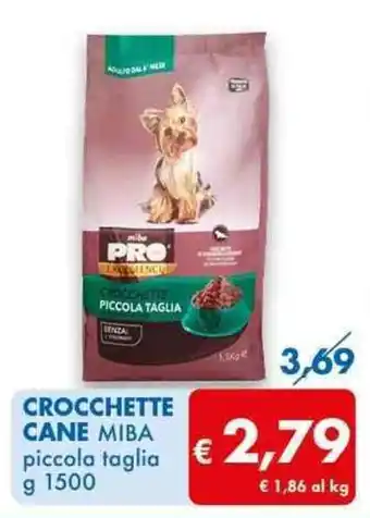 MD Discount CROCCHETTE CANE MIBA piccola taglia g 1500 offerta