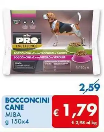 MD Discount BOCCONCINI CANE MIBA g 150x4 offerta