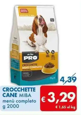 MD Discount CROCCHETTE CANE MIBA menù completo g 2000 offerta