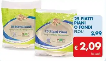 MD Discount 25 PIATTI PIANI O FONDI FLOU offerta