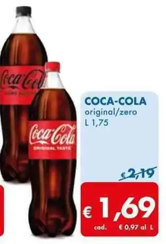 MD Discount COCA-COLA original/zero L 1,75 offerta