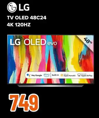 Expert LG TV OLED 48C24 4K 120HZ offerta