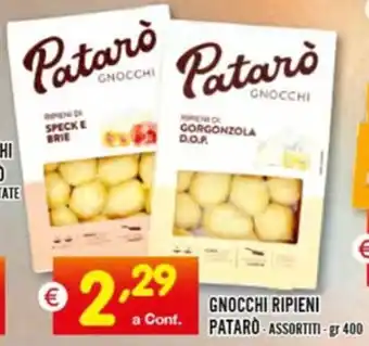 GNOCCHI RIPIENI PATARO-ASSORTITI-gr 400