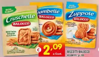 Centro Commerciale Discount BISCOTTI BALOCCO ASSORTITI-gr 700 offerta