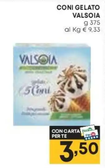Pam CONI GELATO VALSOIA g 375 offerta