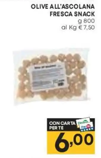 Pam OLIVE ALL'ASCOLANA FRESCA SNACK g 800 offerta