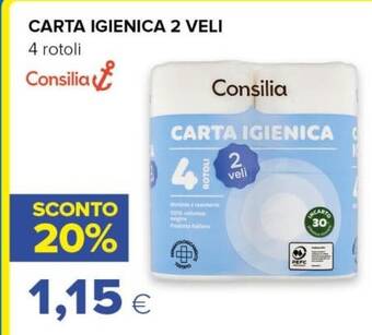 Tigre Consilia carta igienica 2 veli offerta