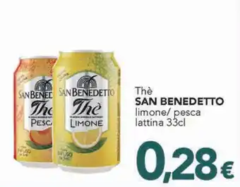 Thè SAN BENEDETTO limone/ pesca lattina 33cl