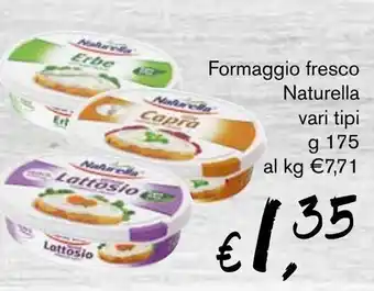 èccoMI Formaggio fresco Naturella vari tipi g 175 offerta