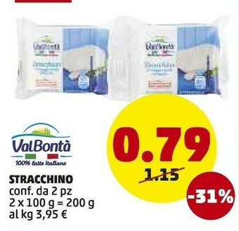 PENNY Valbontà Stracchino offerta