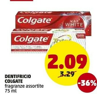 PENNY Colgate 01.00153 Dentifricio Anticarie 75 Ml offerta