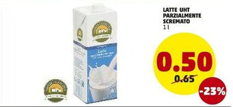 PENNY Latte Uht Parzialmente Scremato 1 L offerta