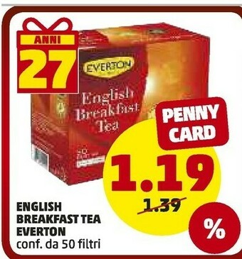 Everton - English Breakfast Tea