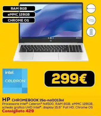 Euronics HP CHROMEBOOK 15a-na0013nl offerta