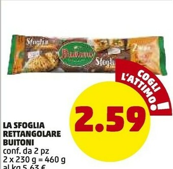 PENNY Buitoni Buitoni - La Sfoglia Rettangolare offerta